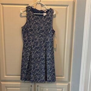 41 Hawthorn Navy and White Dress